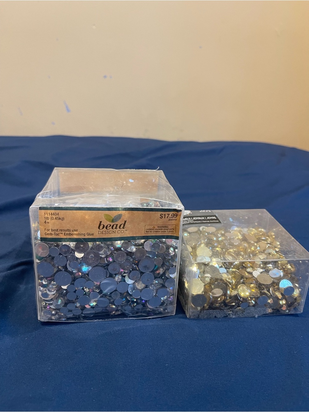 Bead Design Co. Mixed Rhinestone Gems - Silver & Gold